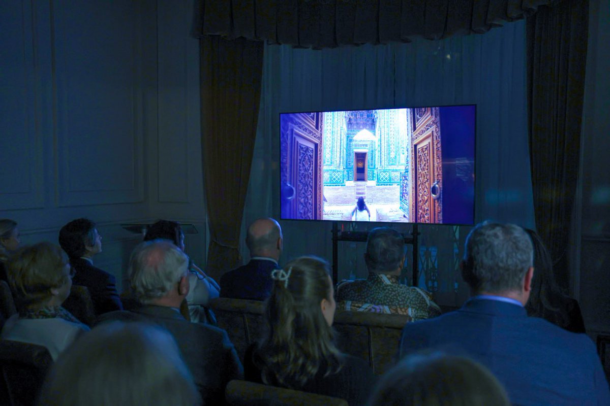 Uzbek_Tourism's tweet photo. 🌍 At Embassy of #Uzbekistan in #London 🇺🇿, an event showcased the nation’s tourism potential, #SilkRoad heritage &amp; the film “Uzbekistan: The Golden Road” by @bettanyhughes 🎥. Guests enjoyed culture, cuisine &amp; cooperation! 🤝
🔗 https://t.co/n4deKqYsjM
#Tourism #Culture #Travel https://t.co/uf9EvBtdNg