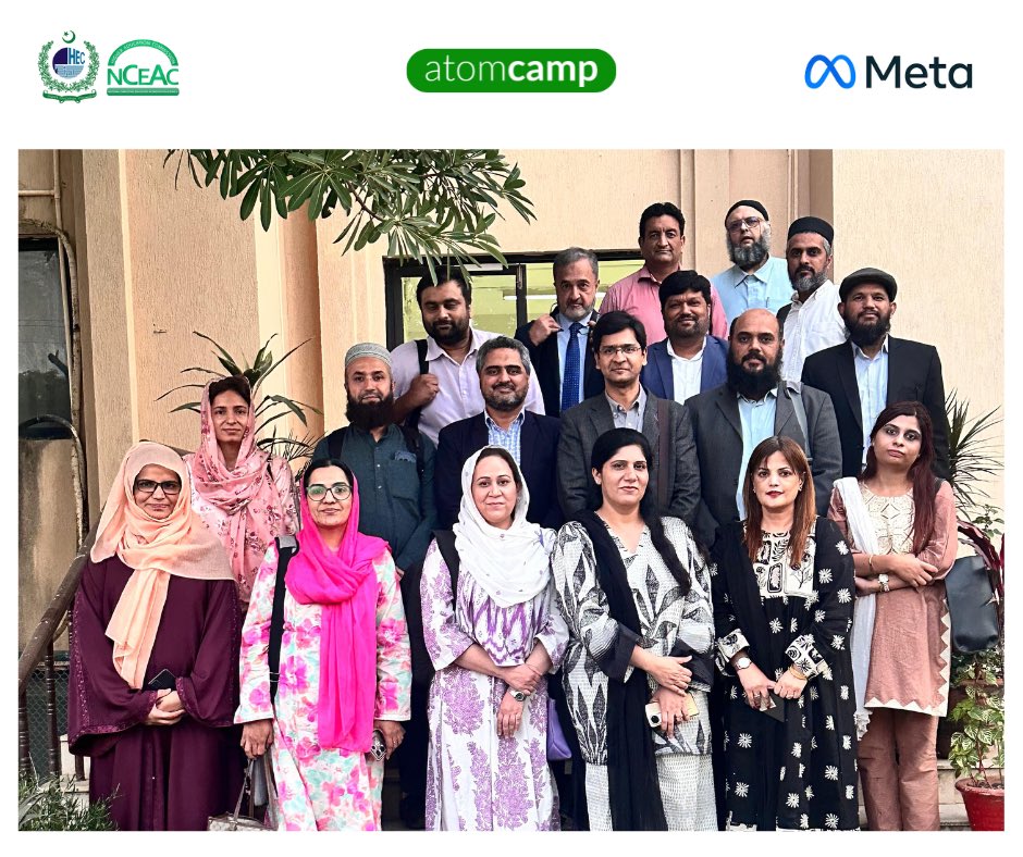 atomcamp's tweet image. The 2nd phase of the AI-Ready Faculty Program is in full swing! 

In collaboration with @Meta , @atomcamp is continuing its effort to help university faculty across Pakistan get equipped with the latest AI knowledge and skills.

After completing Phase 1, where we trained a group…