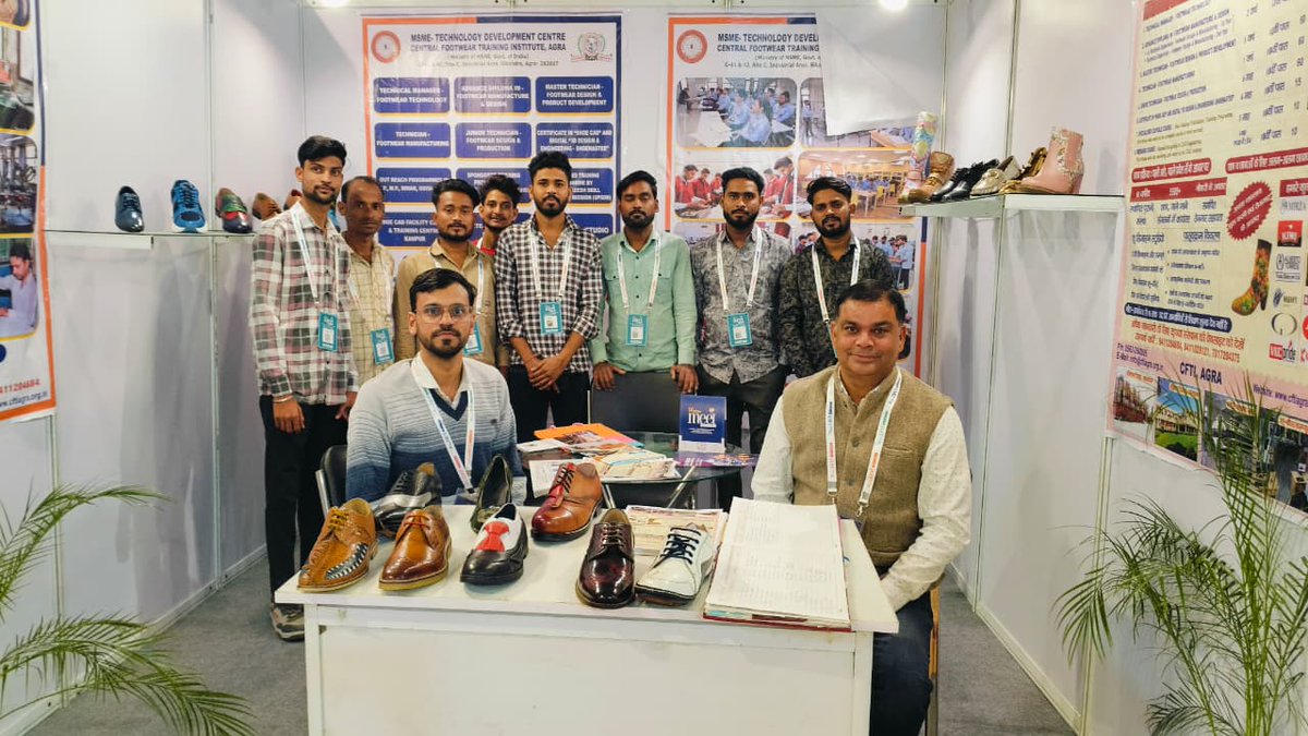 CFTI, Agra participated in Meet At Agra Fair -17th Edition (Leather Footwear Components &amp; Technology Fair) held at Agra Trade Center, Agra from 07.11.2025 to 09.11.2025