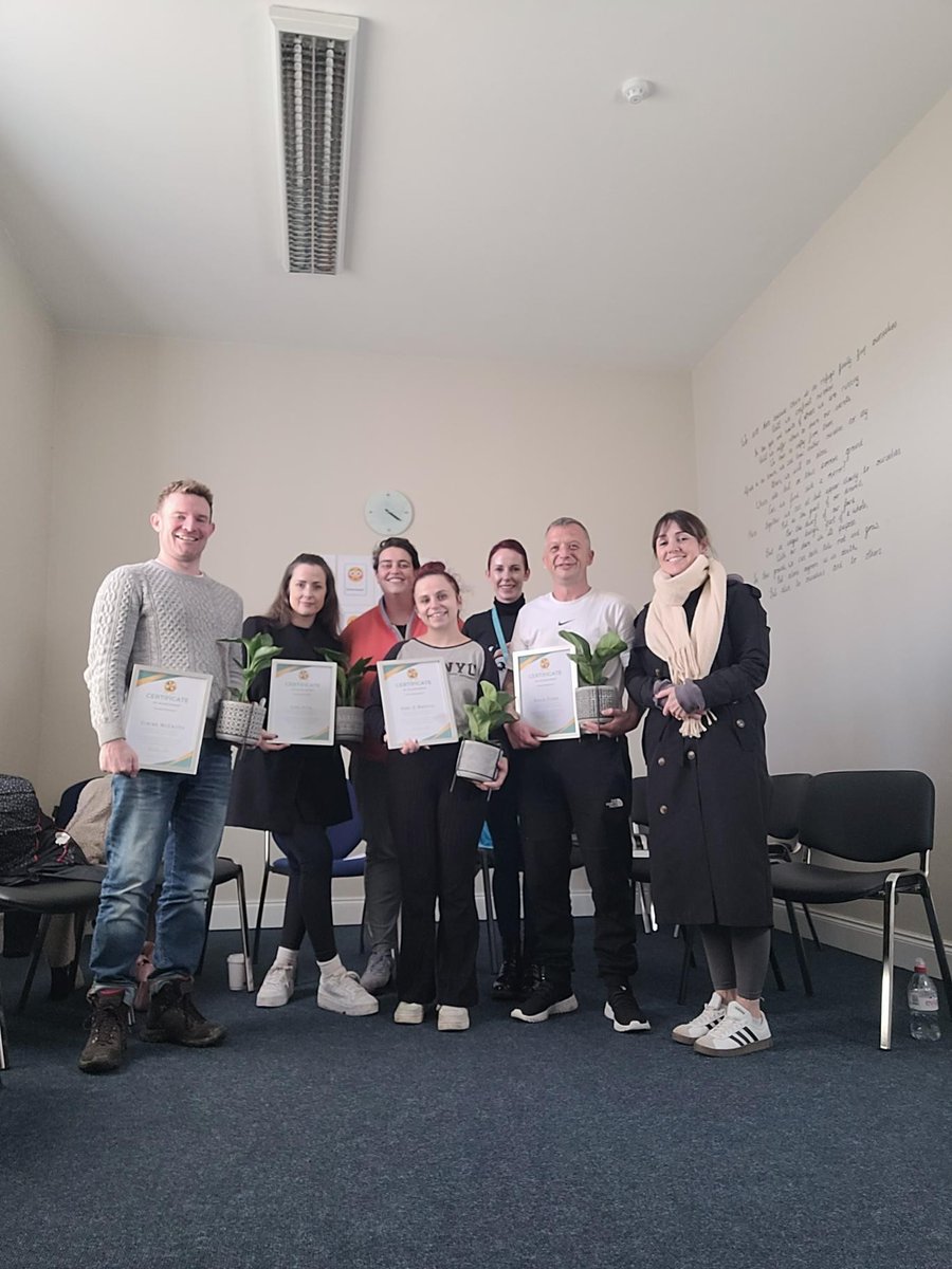 CoolmineTC's tweet image. Clients from our Kerry Hub’s 12-week CRA Cocaine Programme celebrated their graduation last week - a day of reflection, pride &amp;amp; new beginnings.

Huge thanks to Kelly’s Elite Painting &amp;amp; Decorating for adding something special to the day.
#Coolmine #RecoveryIsPossible