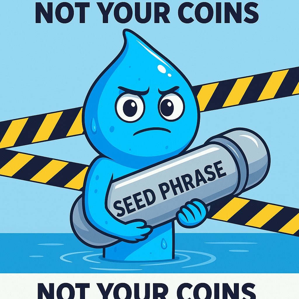 CRY_Token's tweet image. Terry’s ready to fight anyone who asks for his seed phrase 😤💧

What’s your top crypto safety tip? 👇

#CRYtoken #CryptoCommunity #SecurityAwareness