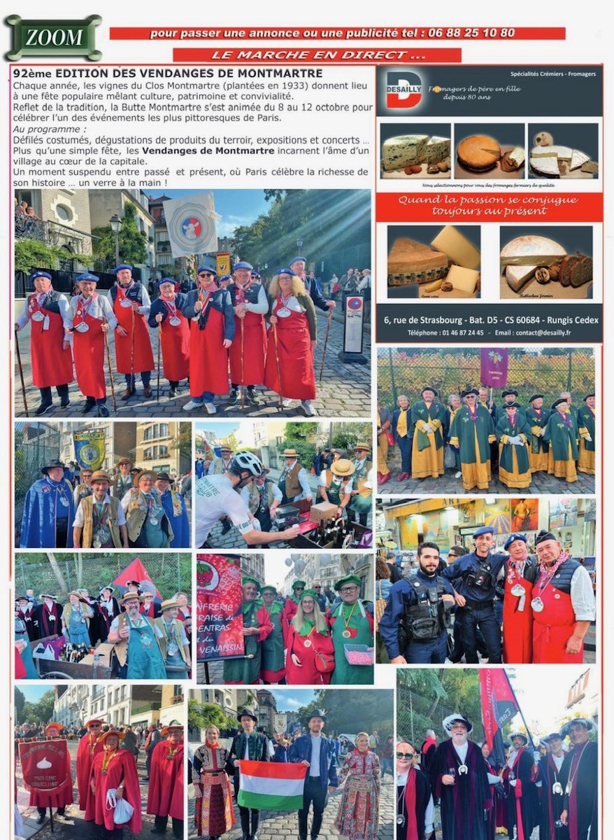 MikoAlain's tweet photo. Encore un nouveau numéro  @lefortdeshalles riche en événements ! @GroupeADP  @pate_croute @tripierdefrance @marcfichel @ggomez_chef 
https://t.co/tunXzHm1Hv https://t.co/9NUOloBweI