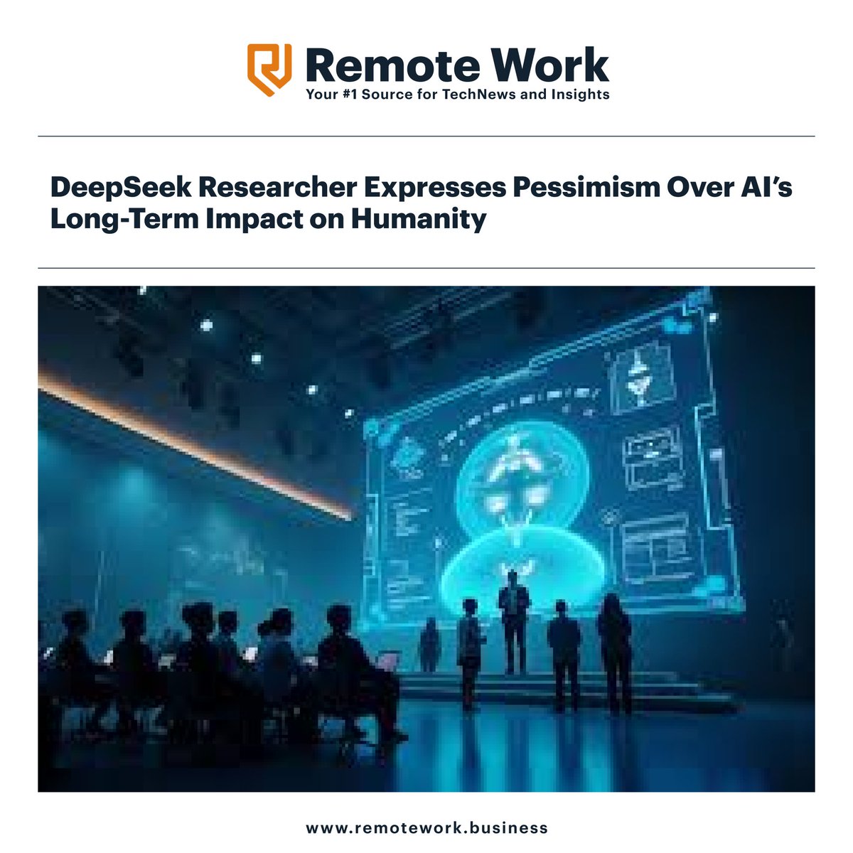 RemoteNewsNG's tweet photo. DeepSeek Researcher Expresses Pessimism Over AI’s Long-Term Impact on Humanity
Read the story https://t.co/MoskbzrbTU
Follow us for more daily global tech news stories
#remoteworknews #breakingnews #news #newsupdate #tech #technews #AI #deepseek #ict #technewsupdate #techworld https://t.co/Nz4nFcqeJQ