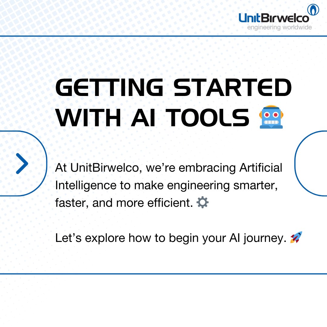 Unit_Birwelco's tweet image. Artificial Intelligence is redefining how we engineer, innovate, and deliver. 🤖
At UnitBirwelco, we harness AI to boost efficiency, precision, and sustainability — shaping a smarter, future-ready world. ⚙️💡
#UnitBirwelco #AIinEngineering #InnovationInAction #SmartTechnology