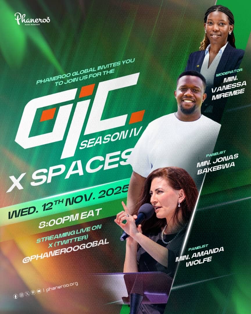 🔥🎧#GIC2025 X-SPACES

In preparation for the Global Inter-University Conference, Phaneroo Global is hosting a powerful discussion on X _(formerly Twitter)_ about - ”Finding Purpose in a ChangingWorld”

🗓️ Wednesday 12th November 2025
🕐8pm EAT