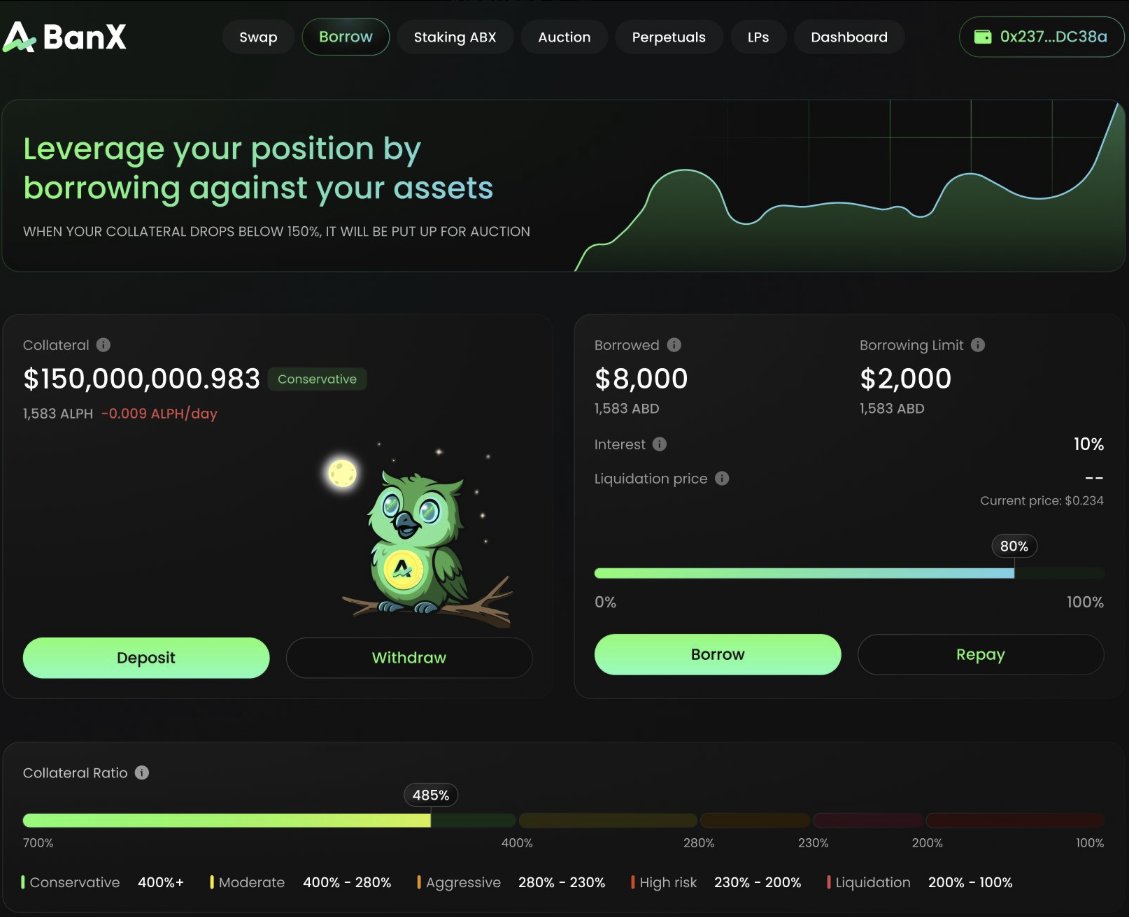 🚨 New DeFi Gem drop 👀

@AlphBanX, the PoW-born DeFi protocol on <a href="/Alephium/">Alephium</a>  is about to go MEGA!

At the launch of MegaETH, they’re expanding to become MegaBanX

A next-gen trading stack for leverage, borrowing, and perps, built for $MEGA holders 🧵👇

#megaBanX $ABX <a href="/megaeth/">MegaETH</a>