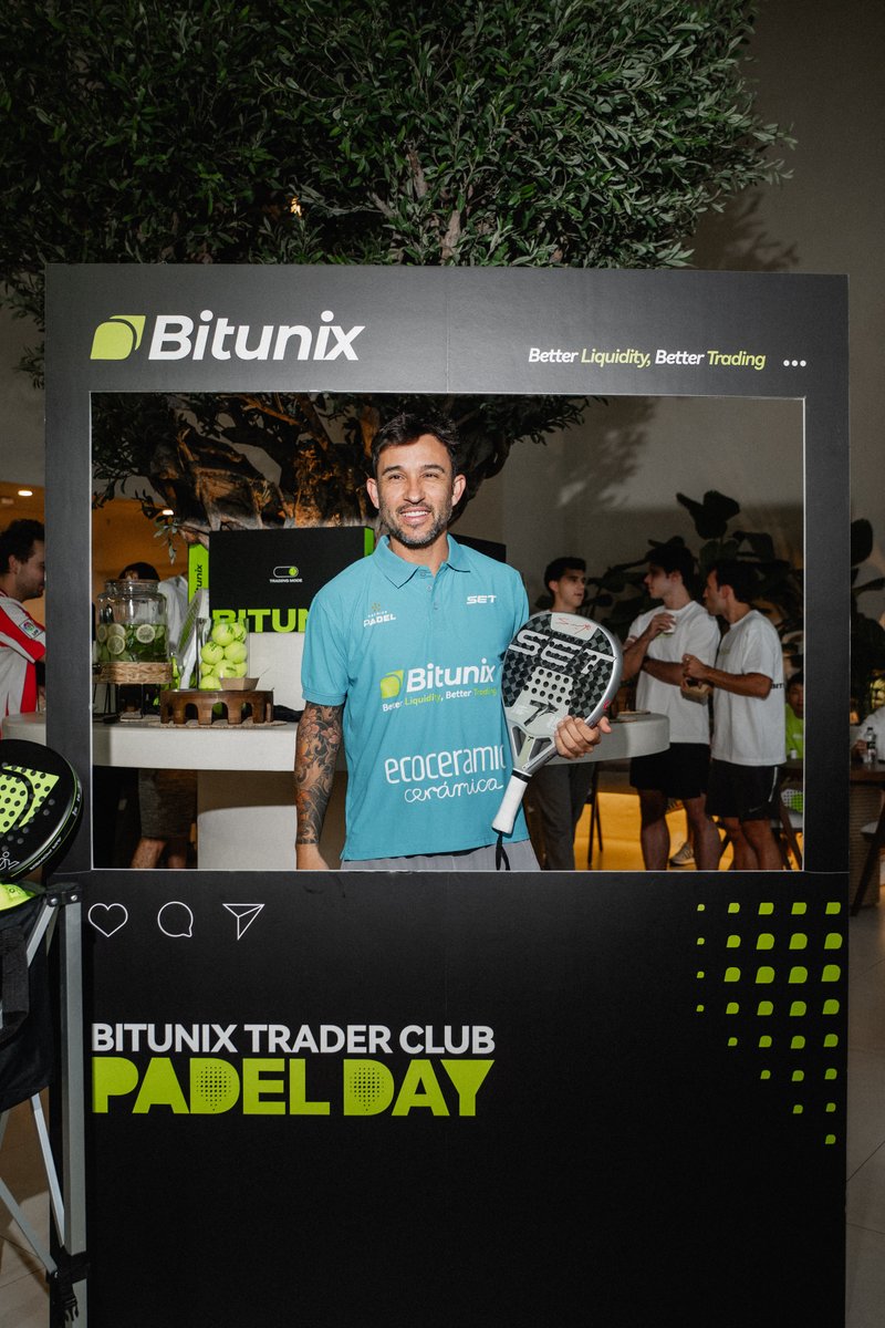 BitunixOfficial's tweet image. A true legend joined the court 🙌

Huge thanks to @sanyoGutierrez for bringing his world-class energy and passion to the Bitunix Trader Club | Padel Edition 💚

Different arenas, same winning spirit.

#BitunixTraderClub #SanyoGutierrez #Bitunix #Padel #CryptoEvents
