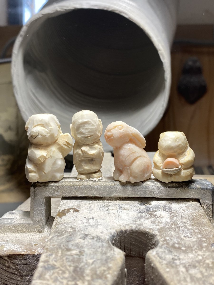 ウサギの木彫り　和歌山　龍神村 UME on X