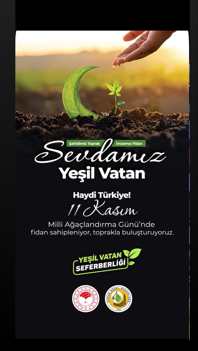 11 Kasım Milli Ağaçlandırma Günü kapsamında, “Yeşil Silopi” projemizin ilk adımlarını hep birlikte atıyoruz! 💚
Gelin, geleceğe nefes olmak için hep birlikte fidan dikelim! 🌱
Yer: Nasır Ağa Tepesi (Nasra Tepesi)
📅 Tarih: 11.11.2025
⏰ Saat: 11.11

instagram.com/p/DQ3wdfeDADa/…