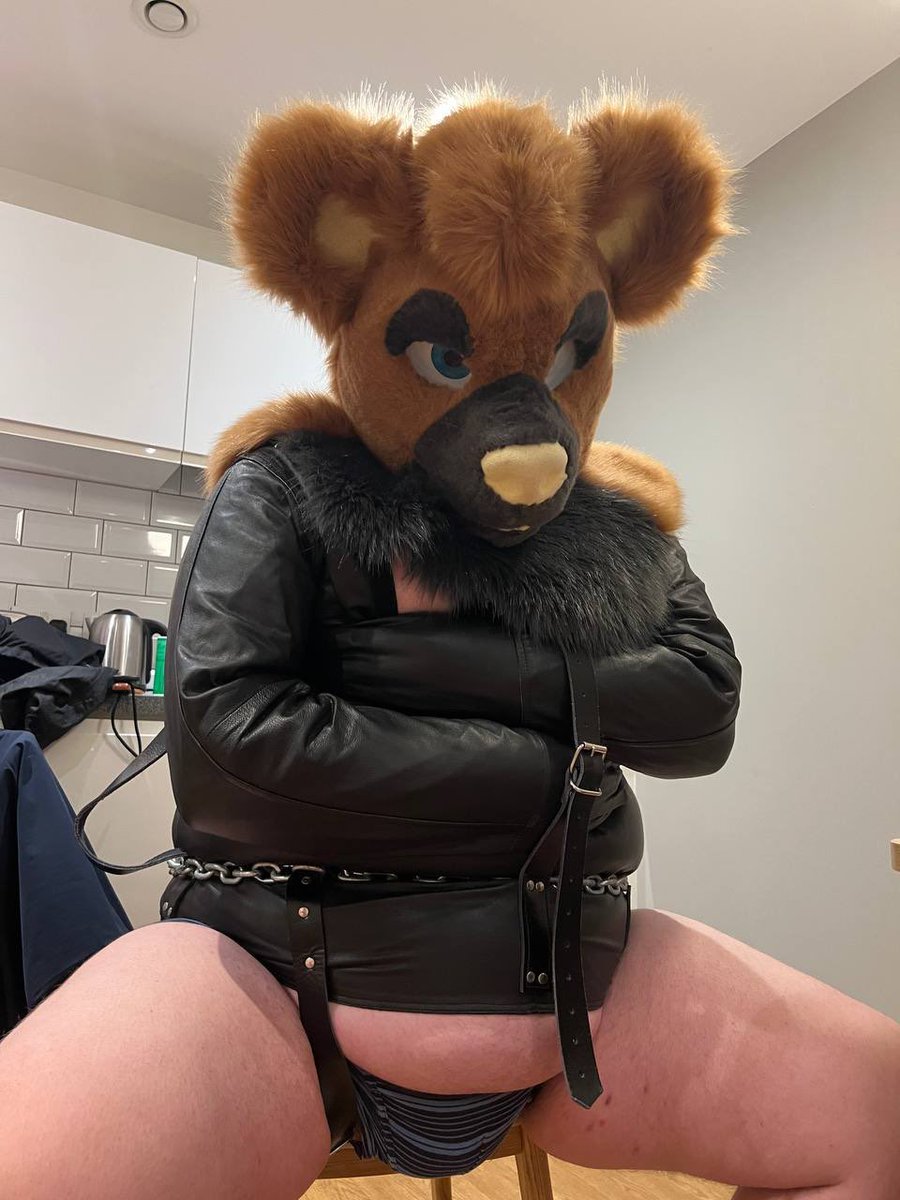 Big bears like me have to be contained, who knows what will happen when I get out 
#straightjacketsunday