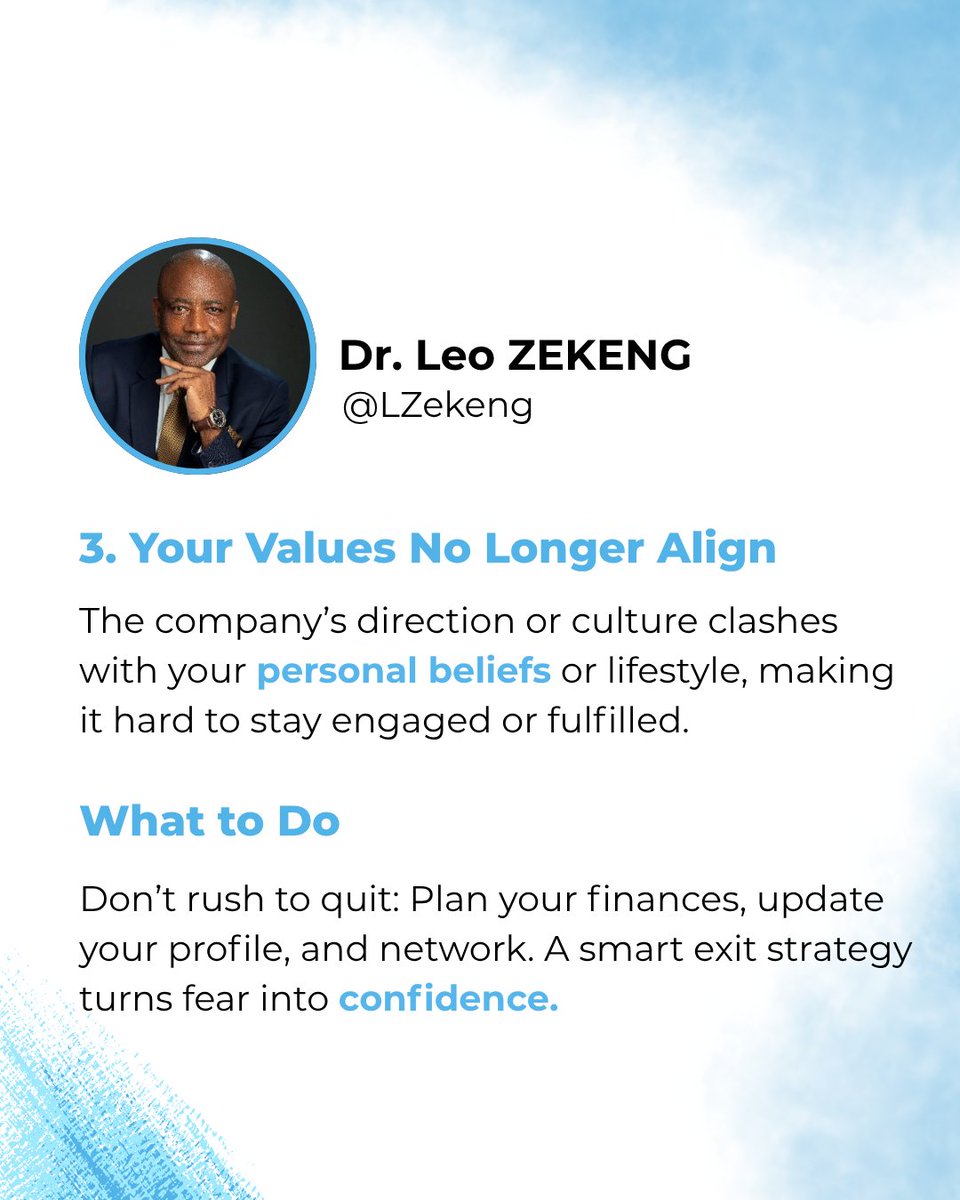 LZekeng's tweet image. 3 Signs You’re Ready for a Career Change, How to Know It’s Time and What To Do.

#CareerGrowth #CareerChange #ProfessionalDevelopment #Leadership #Motivation
#MondayMotivation #NigeriaProtectsAllFaith