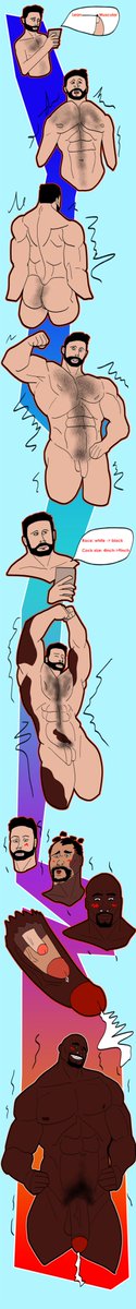#transformation #TF #sequence #nsfw #cum #cock #gay #porn #beard #ageprogression #TFEveryday #mask #daddy #TFTuesday here is a early Christmas gift for my friend <a href="/ZappyZachZaps/">ZachZaps</a> he like turn into dark man so i give him one hehe😈😈