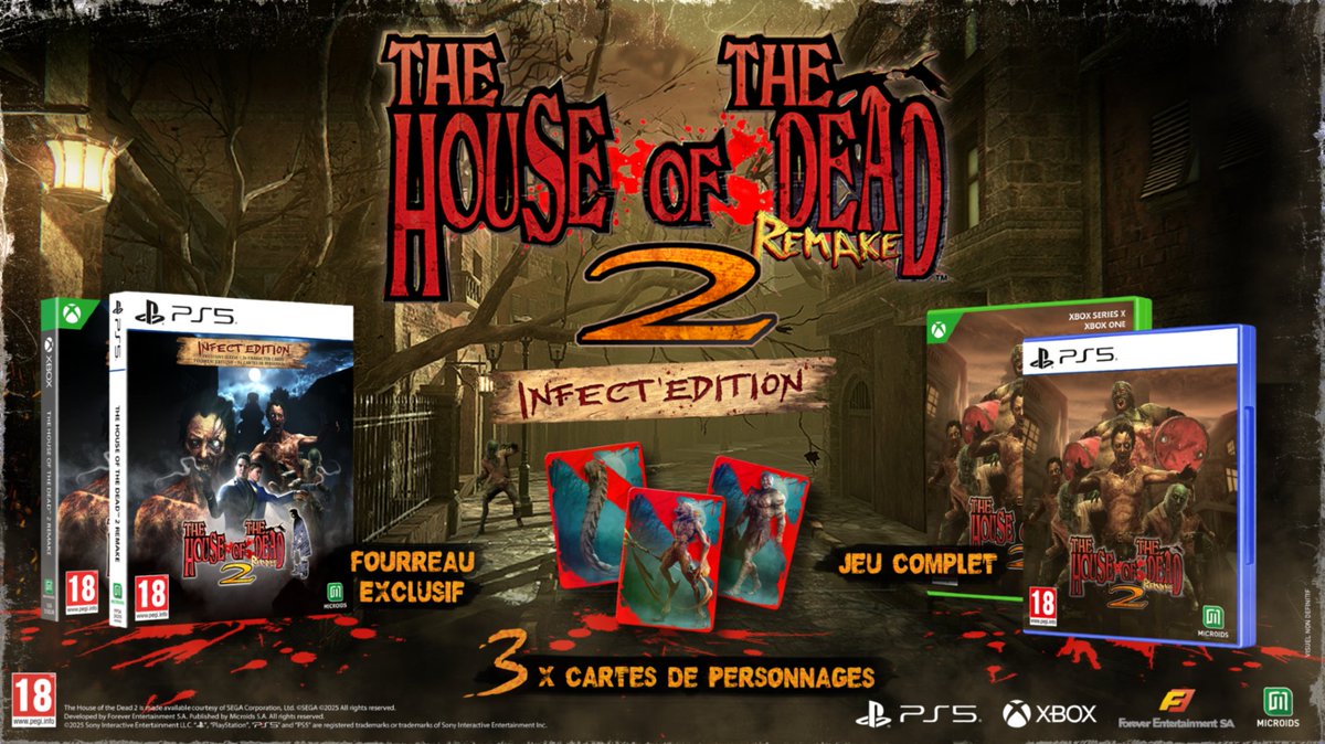 💀 L'Infect'Edition de THE HOUSE OF THE DEAD 2: Remake débarque début 2026 sur PS5 &amp; Xbox Series X|S !

Précommandes ouvertes. On charge les armes ? 🎯 f.mtr.cool/tmwoihwfeu