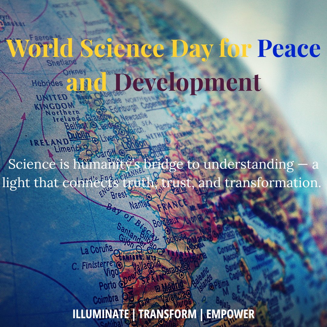LuminaVF's tweet image. When science listens to humanity, peace begins to grow because science without empathy is incomplete.
Today, we celebrate the light of knowledge and the peace it can build.

#Science #peace #development #transformation #innovation