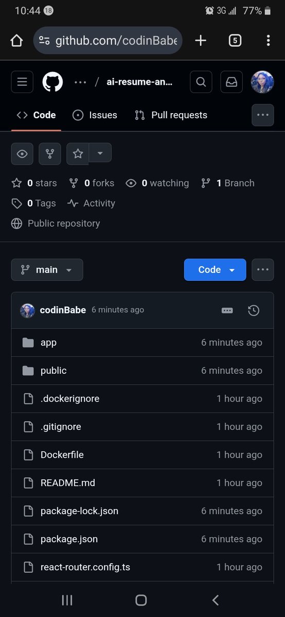 techiebaker's tweet image. Started the ai resume analyzer app. Let&apos;s see how fast I ship this🤞