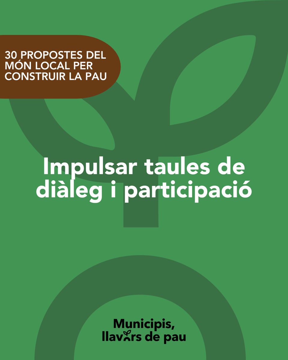 🌱Els municipis poden prevenir conflictes si disposen d’eines reals:  

✔️ Plans locals d'inclusió i convivència  
✔️ Accés a l’esport com a eina d’inclusió  
✔️ Taules de diàleg i serveis de mediació  
✔️ Protocols de resposta davant conflictes  
✔️ Suport a persones nouvingudes