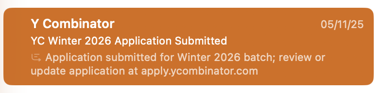 JUST IN: <a href="/abbsapp/">ABBS App - Find services near you.</a> applied to <a href="/ycombinator/">Y Combinator</a> W26 🤞