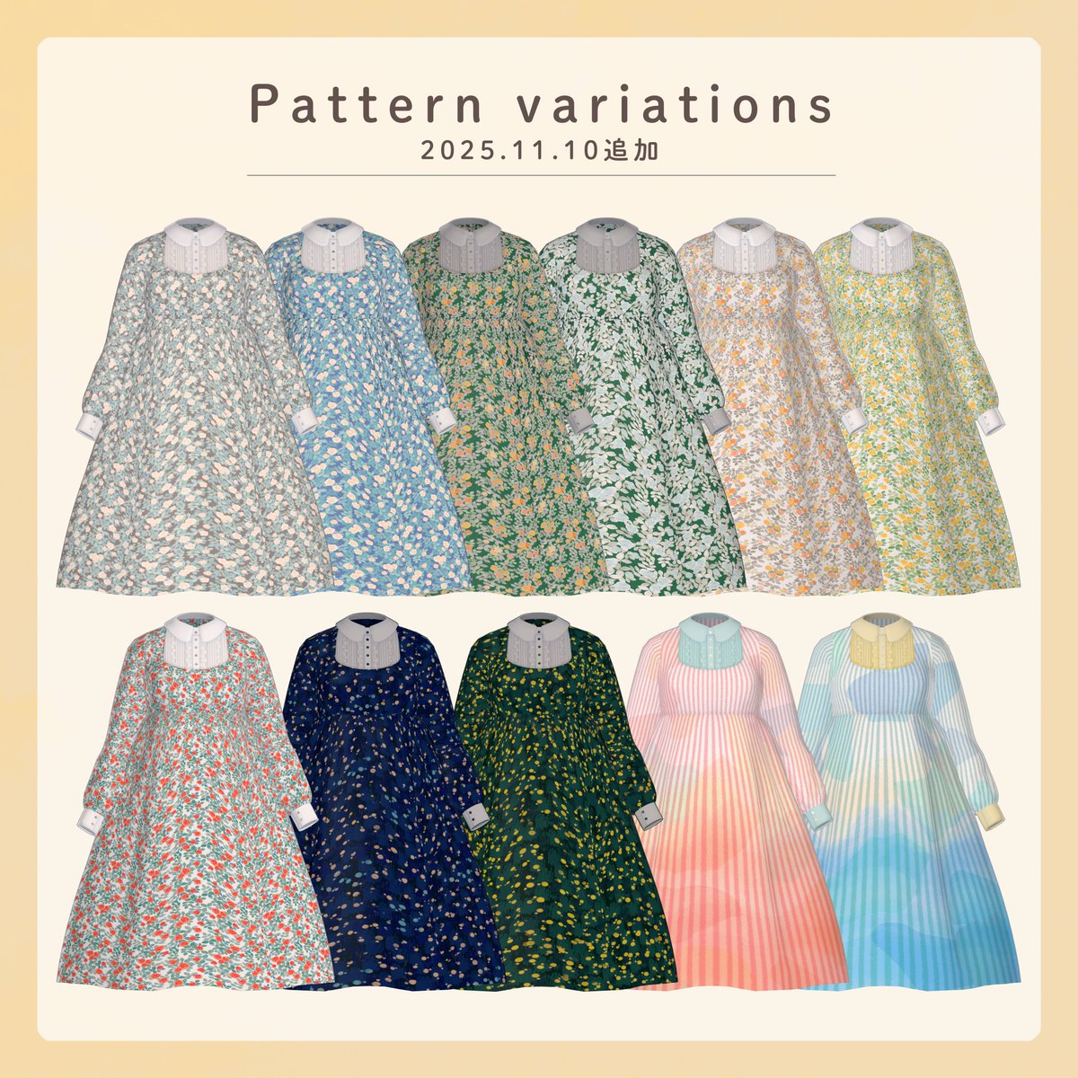 conicanico's tweet image. 📢 Lapwing / Lime / Rurune / 森羅
対応版リリースしました ˎˊ˗
conicanico.booth.pm/items/7001445

新しく追加した4アバターは、11/24まで
￥980 → ￥680 SALE中です✨

フルパックご利用の方はそのままダウンロードできます。またマテリアルも追加してますので宜しければ是非っ✨