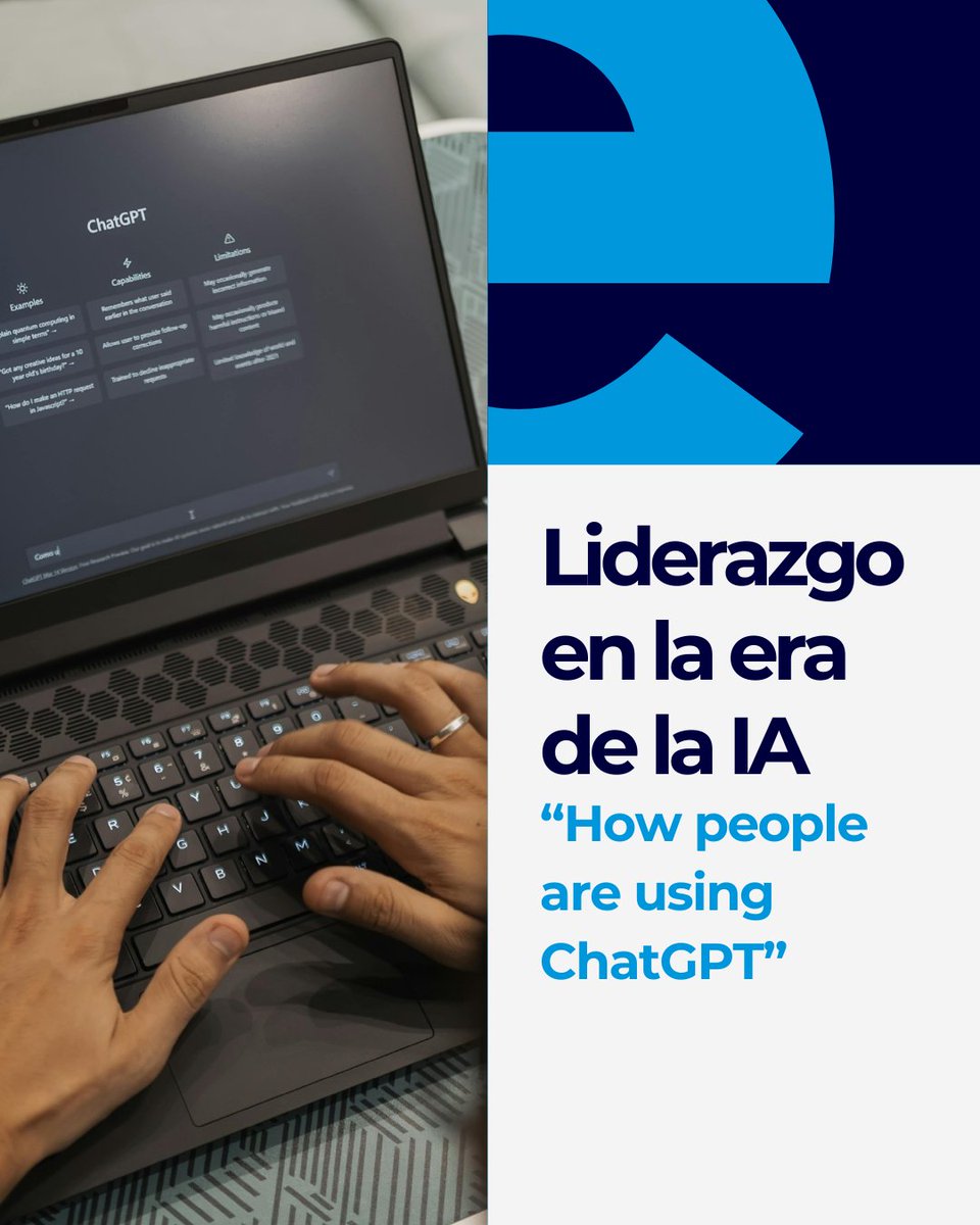 La diferencia entre usar la IA y capitalizarla estratégicamente está marcando la nueva brecha competitiva.

El objetivo es claro: no reemplazar el intelecto directivo, sino potenciarlo.

Descubre más: pulse.ly/wu5wct6yqf

#IEExecutiveEducation #YouAreMadeForMore