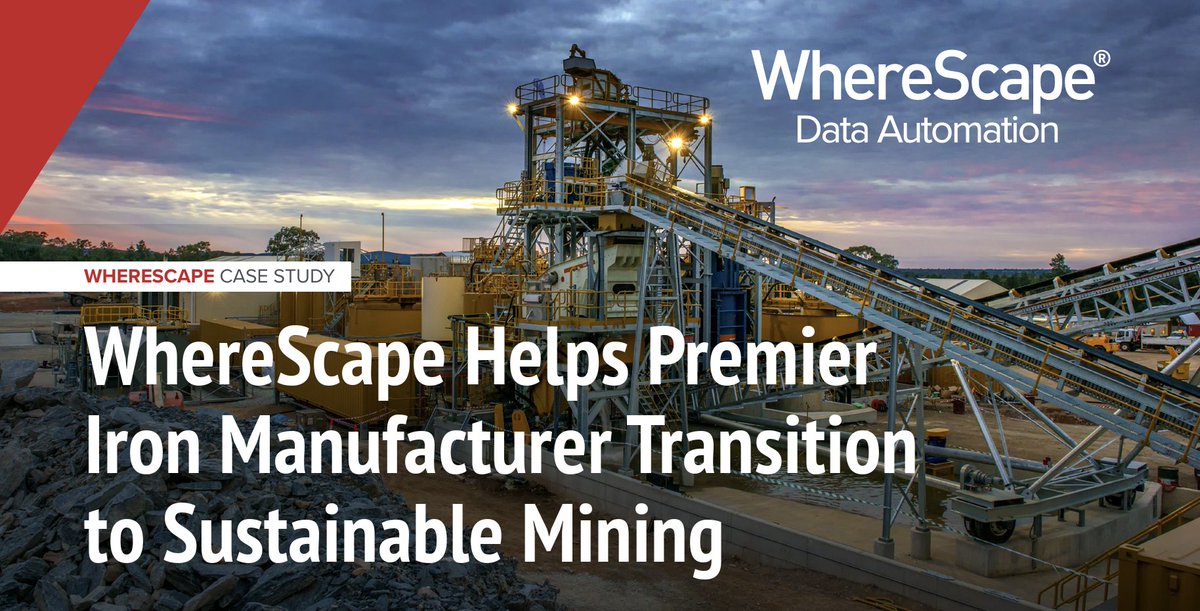 wherescape's tweet image. 🚨 A leading iron manufacturer is going green, aiming for zero carbon emissions by 2045! 🌍 Read more: ow.ly/fpz950XoGyn #DataAutomation #Sustainability #Snowflake #MiningInnovation #DataWarehouse #WhereScape #CarbonNeutral #DigitalTransformation