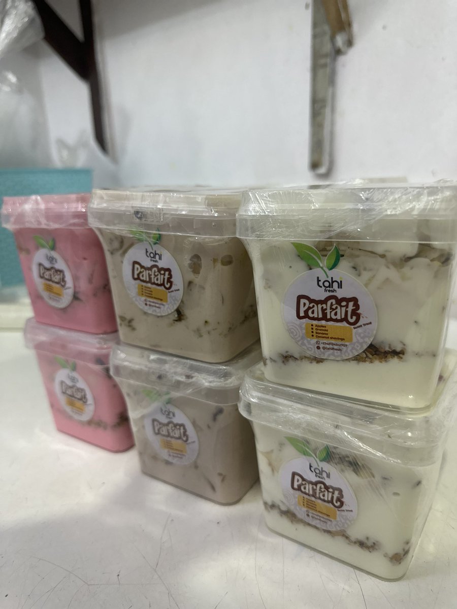 precisebabe's tweet image. Good morning from the Tahi Fresh family!
500ml Parfait- N5000
Juice - N2000
1ltr Parfait- N10000
50cl Zobo - N800