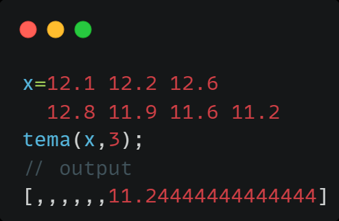 DolphinDB_Comm's tweet image. tema(X, window) calculates Triple Exponential Moving Average over sliding windows! 📈

Triple-smoothed to cut lag—sharper than single/double EMA for responsive trend analysis.

#DolphinDB #TrendIndicators #TimeSeriesData