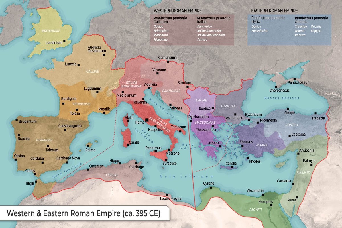 When did the Western Roman Empire really fall?

In 476 AD, right, when Odoacer deposed Romulus Augustulus.

Wrong. To the Romans, the Empire didn’t fall. It just shifted. And Romulus Augustulus was not a last emperor.

A short story of the "Fall of Rome"

A thread 🧵