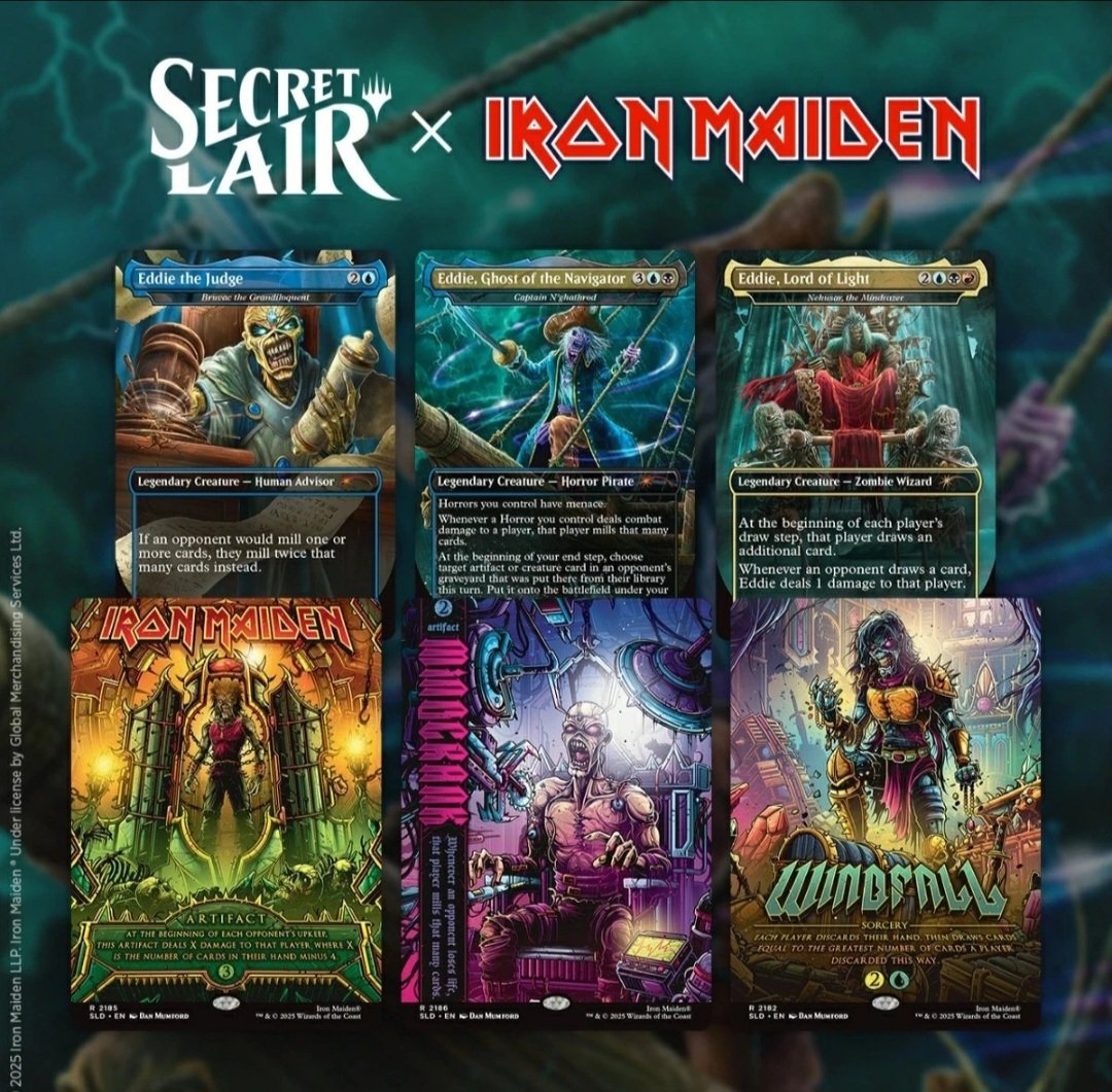 I am trying so hard to resist picking up the Iron Maiden Secret Lair!