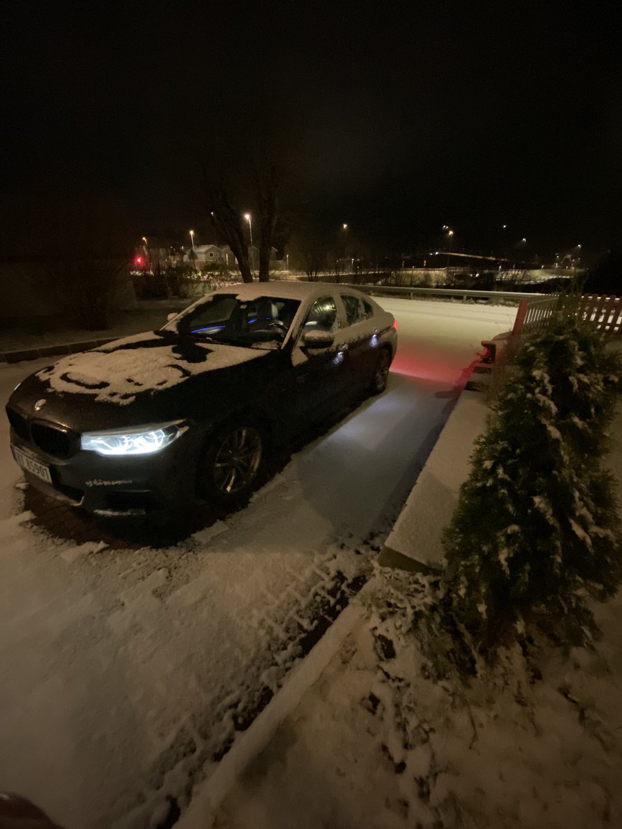 Woke up to snow this morning