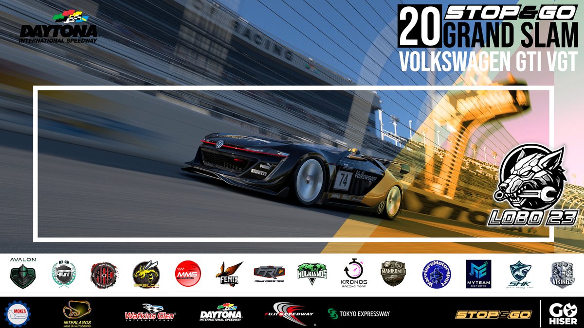 La 4ª carrera del 20º Grand Slam, desembarca esta noche en Daytona International Speedway, podrás ver todo lo que ocurra desde el canal de YouTube de <a href="/Tururu233/">LOBO23 THE GOAT</a> a partir de las 22:30h.

#Rigorous