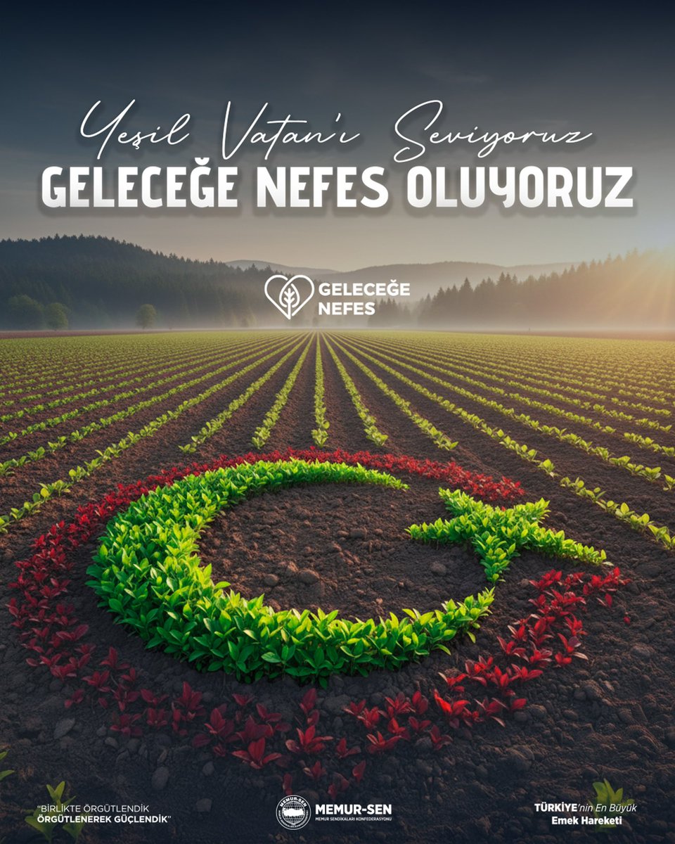 Tarım ve Orman Bakanlığı’nın öncülüğünde, “Yeşil Vatanı Seviyoruz, Geleceğe Nefes Oluyoruz” temasıyla yürütülen ülke çapındaki kampanya kapsamında bu yıl milyonlarca fidan toprakla buluşuyor.

Toprağa dikilen her fidan, yalnızca bir bitki filizi değil; iklim değişikliğine karşı