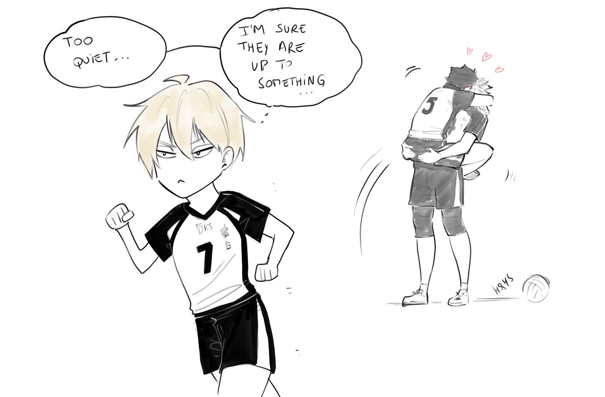 4541 - Konoha is suspicious... 🫢
#bkak #兎赤 #BokuAka
#Haikyuu