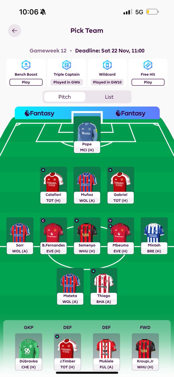 GW12 bus team 🔥 

Enjoy the break! 🩵

#FPLCommunity