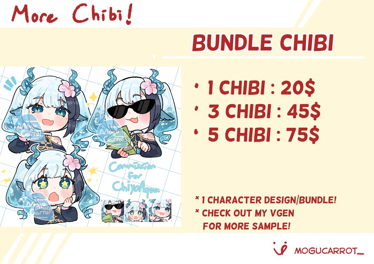 mogu_emji's tweet image. -Comms Chibi Animation GIF!-
[repost are very appreciated!]

My service for animation GIF is available!^^  
Also including GIFtuber needs!~ 
check the detail on my Vgen :3!
Thankyou!!

#VGenOpen #animation2d #tweening #Chibi