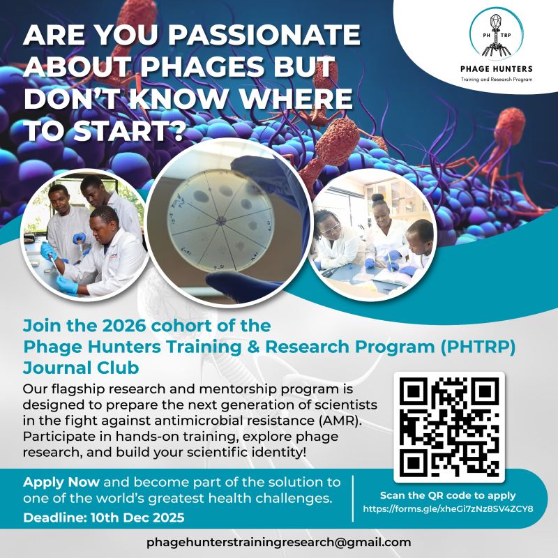 Phage Hunters Training and Research Program tweet media