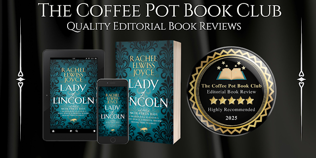 ❀༻𝑩𝒐𝒐𝒌𝒔 𝑾𝒐𝒓𝒕𝒉 𝑹𝒆𝒂𝒅𝒊𝒏𝒈༺❀
#BookReview - 5 STARS

•´¸.•*´¨)✯ ¸.•*¨)
✮ ( ¸.•´✶ Lady of Lincoln
By Rachel Elwiss Joyce *´¨✫)

thecoffeepotbookclub.blogspot.com/2025/11/book-r…

#HistoricalFiction #mustread #booksworthreading
<a href="/RachelElwJoyce/">Rachel Elwiss Joyce</a>