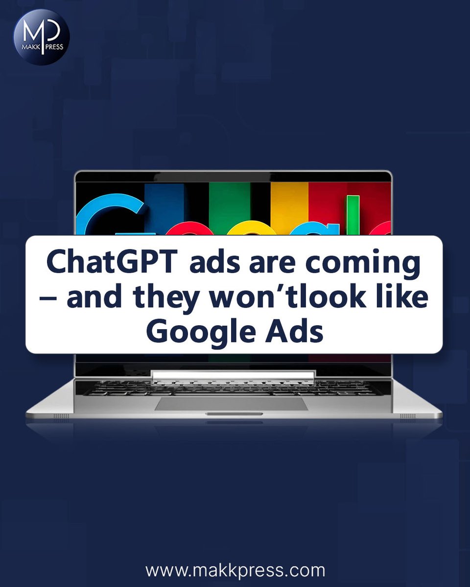 MakkpressTech's tweet image. 🚀 ChatGPT is stepping into the ad game, and it’s not following Google’s playbook!

#OnlineAdvertising #AIFuture #Makkpress #AdTech #MarketingTrends #Chatgpt #OnlineMarketing #MarketingTrends