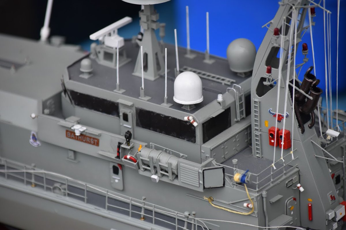 TaskForce72Aust's tweet photo. HMAS Bathurst (ACPB 85), named for the city of Bathurst, New South Wales, is an Armidale class patrol boat of the @Australian_Navy. Commissioned in 2006. Bathurst is based in Darwin and performs border protection and fisheries protection patrols. https://t.co/9OoaBXDSae