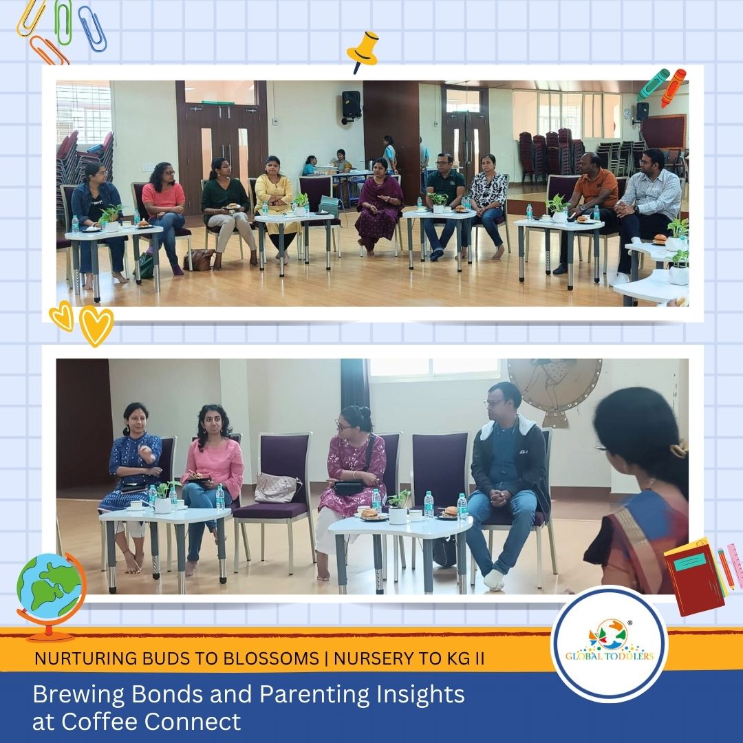 global_toddlers's tweet image. Coffee Connect ☕ | Edition 2
A warm, insightful session with our KG-1 parents led by Ms. Bibhudutta Satpathy. 💫
Together, we explored simple ways to nurture toddler behaviour—strengthening the home–school bond. 💛

#GlobalToddlers #gtjoyfullearning #coffeeconnect #parenting