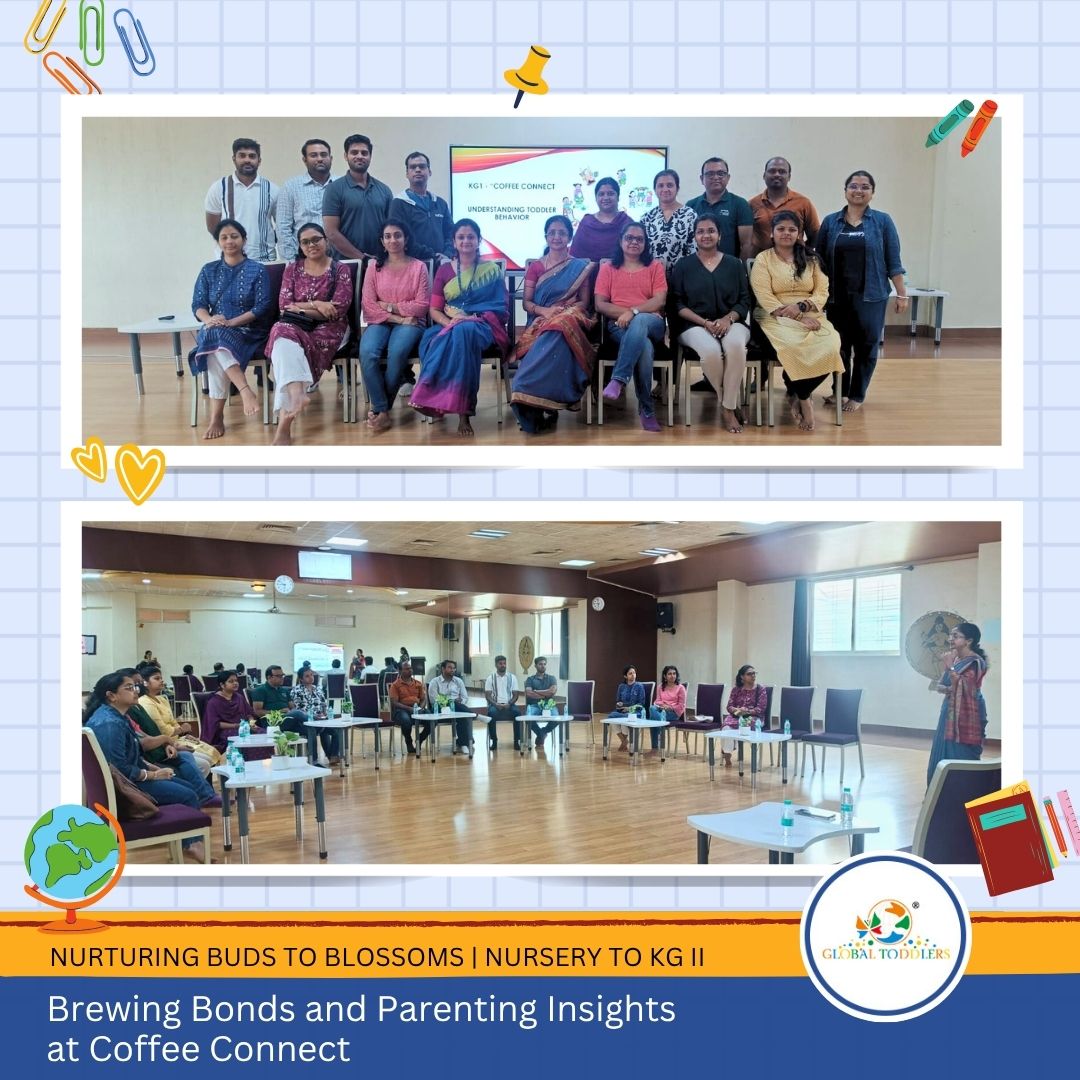 global_toddlers's tweet image. Coffee Connect ☕ | Edition 2
A warm, insightful session with our KG-1 parents led by Ms. Bibhudutta Satpathy. 💫
Together, we explored simple ways to nurture toddler behaviour—strengthening the home–school bond. 💛

#GlobalToddlers #gtjoyfullearning #coffeeconnect #parenting
