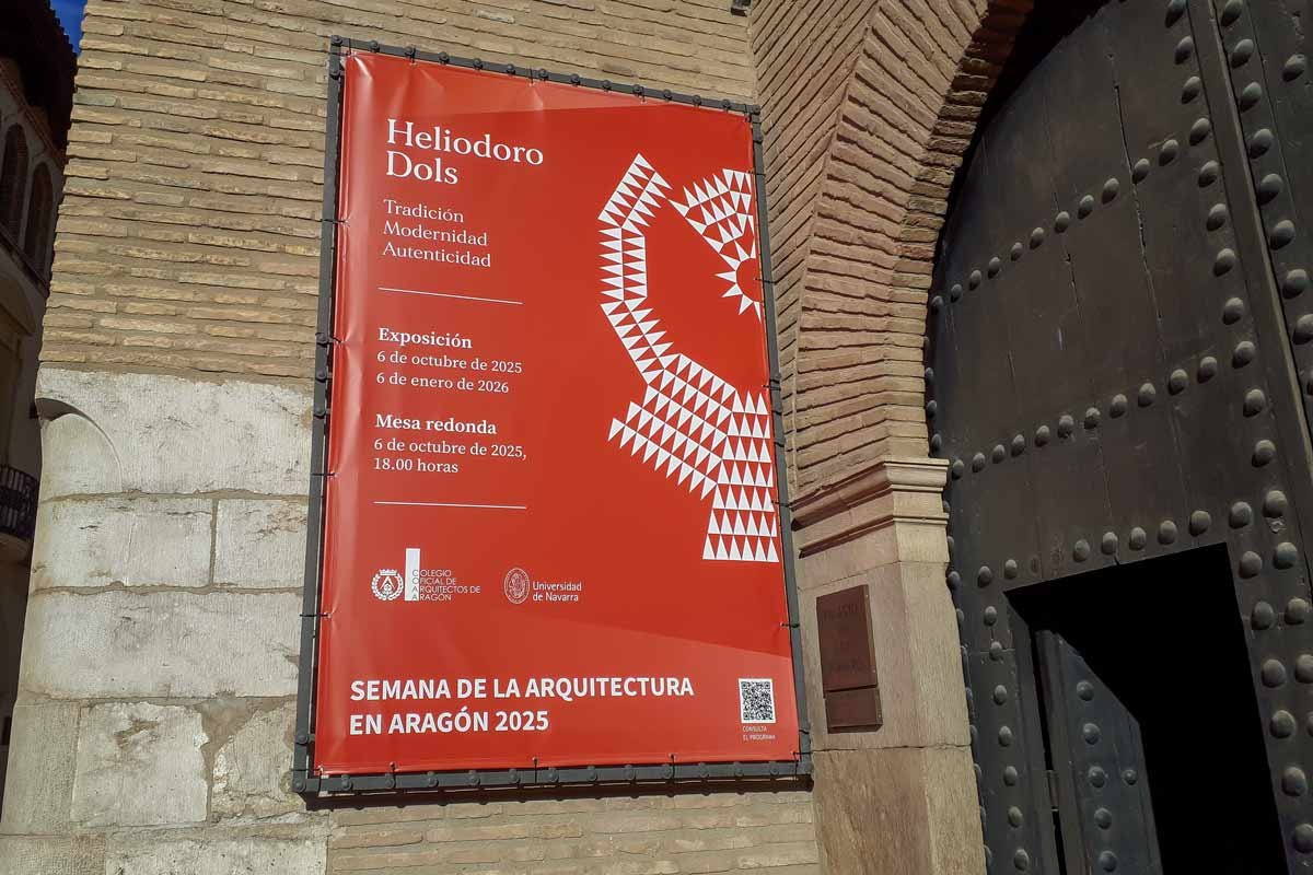 #exposición sobre uno de nuestros #archivos unav.edu/web/fondos-per… #HeliodoroDols #Arquitectos sede  <a href="/COA_Aragon/">Colegio de Arquitectos de Aragón</a> #Zaragoza 📅 hasta 6/01/2026 ⏰8:00-14:30 comisarios #JavierDomingodeMiguel #EduardoDelgado  Más info👉torreciudad.org/exposicion-sob…