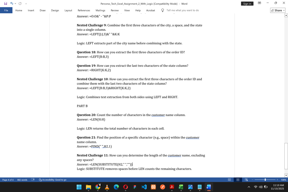 ahmadtrades's tweet image. Finally catching up #PercorsoTech 💻
Excel 2

Huge appreciation to @ProsperoApril  for the extension and to @PamellaIshiwu  for her patience and guidance throughout this task.

Excited to continue this amazing #DataAnalytics journey! 🚀