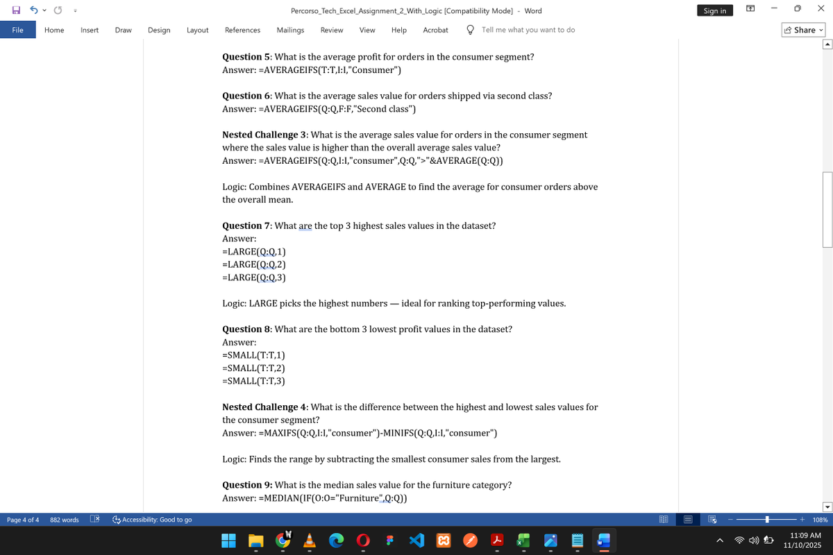 ahmadtrades's tweet image. Finally catching up #PercorsoTech 💻
Excel 2

Huge appreciation to @ProsperoApril  for the extension and to @PamellaIshiwu  for her patience and guidance throughout this task.

Excited to continue this amazing #DataAnalytics journey! 🚀