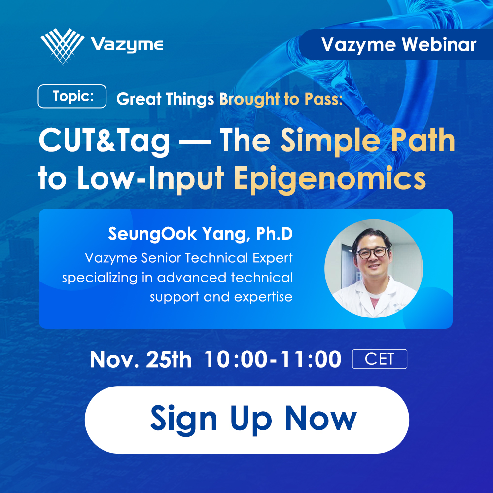 🚀 Ready to simplify your epigenomics workflow?
Join our SeungOok Yang, Ph.D at Great Things Brought to Pass: CUT&amp;Tag — The Simple Path to Low-Input Epigenomics！
Time: 10:00–11:00 (CET), Nov. 25th
👉Click and sign up>>linkedin.com/feed/update/ur…
#Biotech #webinar #lab #science