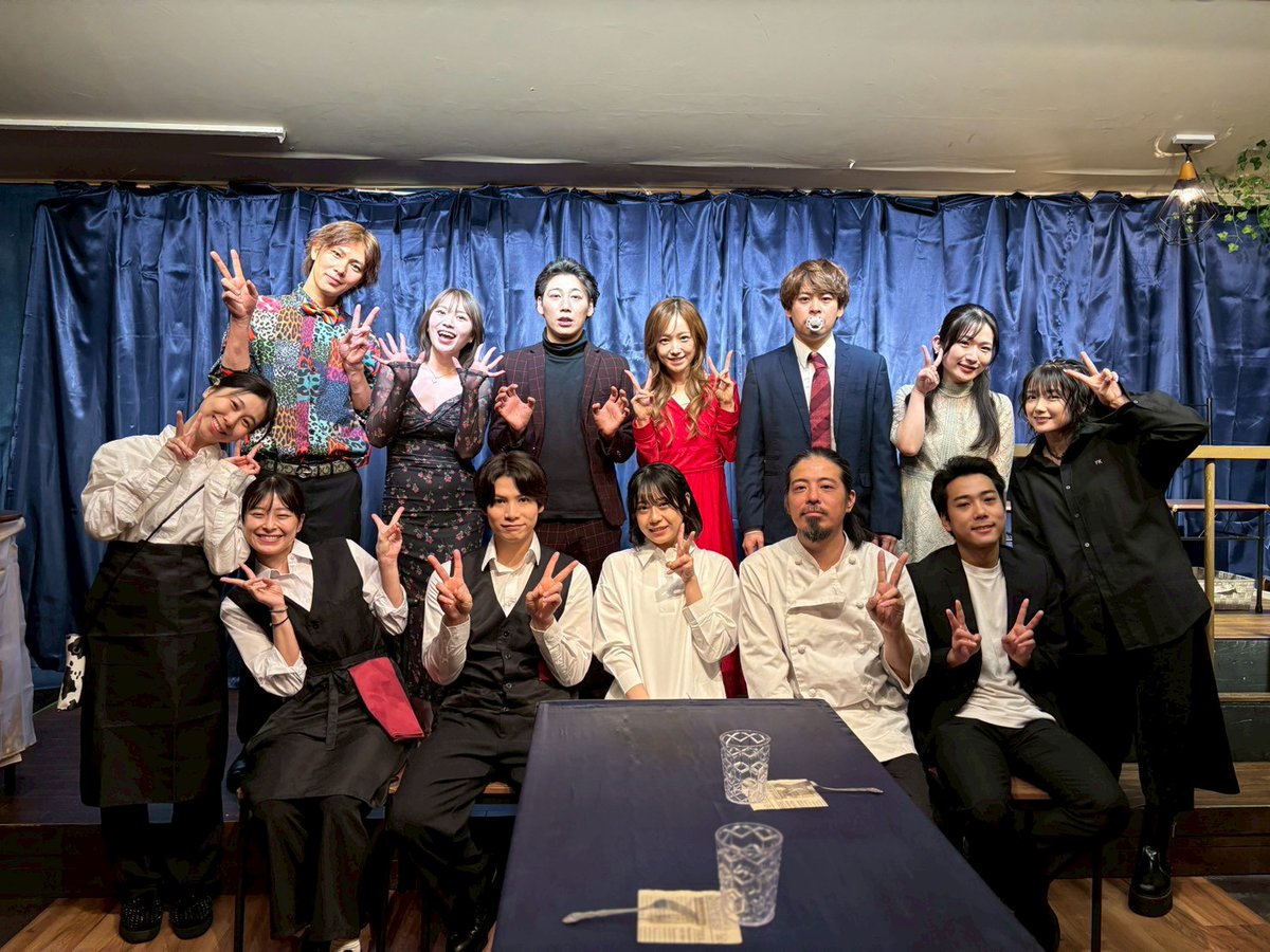 Konyfeb's tweet photo. 改めまして
 #なんでもないトマトなのに 
 #トマト2025

終わりましたー！！
来てくださった方も来れなくても応援してくださった方も本当にありがとうございました！！

日本最後と何回か言いましたが笑

今回で完全に日本最後の作品となりました。
素敵な俳優に演出に最高の時間をありがとうございました！！
そして、沢山の応援ありがとうございました！！
