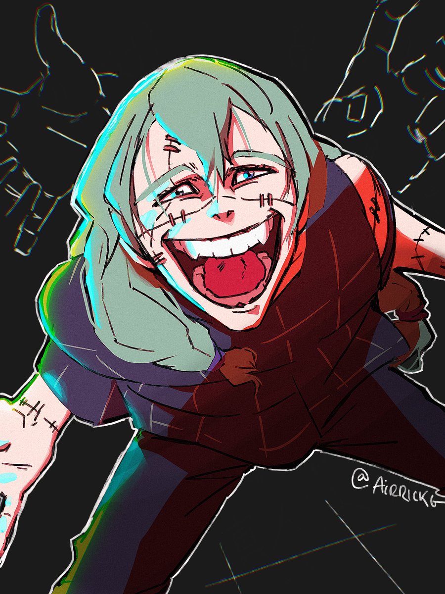 Do you guys like him or hate him? I can say I like drawing him. 
#Mahito #JujutsuKaisen