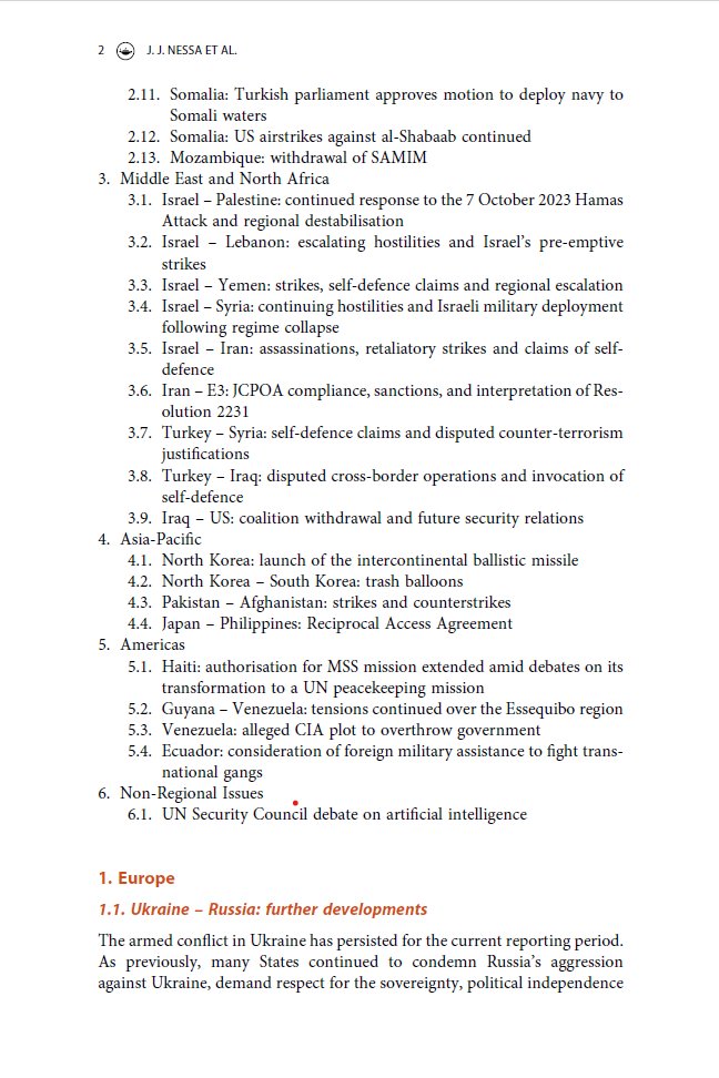 📢Our latest Digest of State Practice, published by <a href="/jasmin_nessa/">Dr Jasmin Nessa</a>, <a href="/AgatKleczkowska/">Agata Kleczkowska</a> and me at <a href="/j_ufil/">JUseofForce & IntLaw</a>, with the help of Regional Coordinators, is finally out! 

It covers use of force-related incidents from across the world.

Read it open access here⬇️ tandfonline.com/doi/full/10.10…