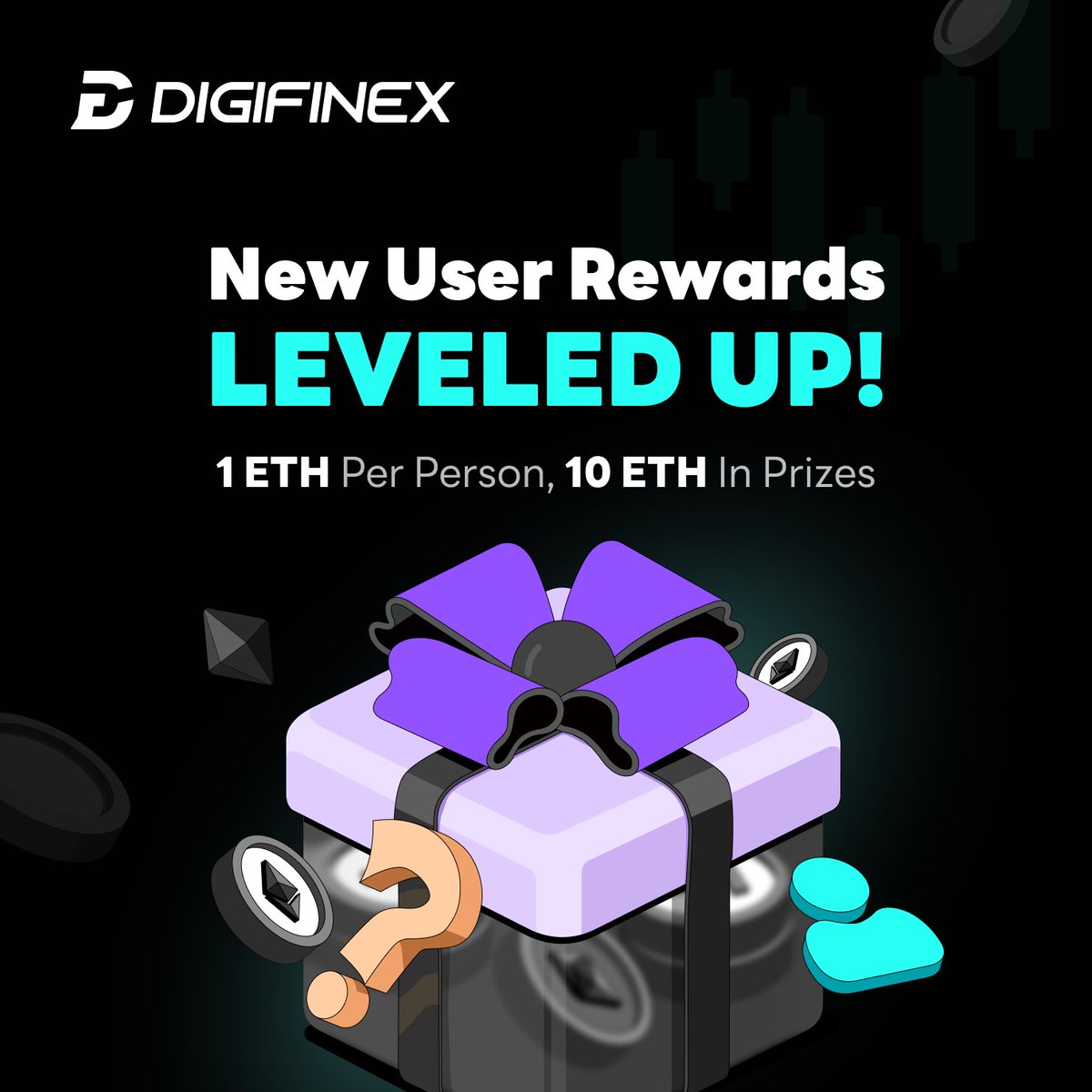 New week, new users, new rewards ✓ Complete tasks to unlock mystery boxes ✓  Unlock up to 700 USDT in rewards 👉 Join now: https://t.co/I6qsuz5nEO  #DigiFinex #Crypto #ETH #Giveaway #MysteryBox