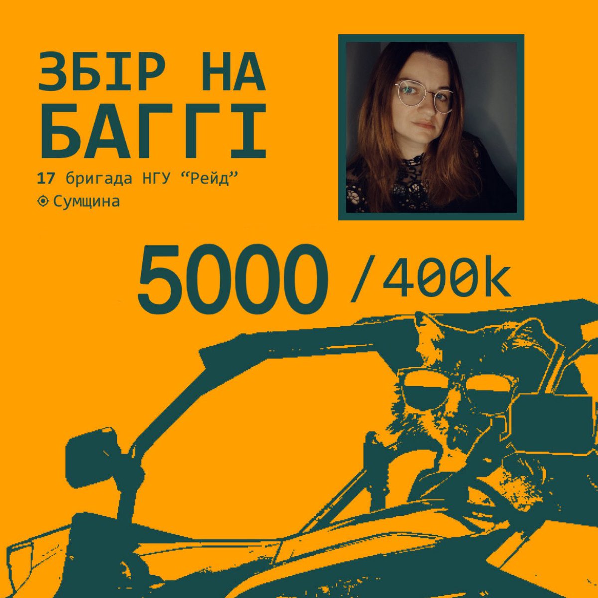 shwablyk_palaie's tweet image. Друзі, мені потрібна ваша допомога 🥹 ❤️ 
Долучаюся дружнью банкою до @GraceFoundUA

send.monobank.ua/jar/2EaWXvJF1A
PayPal: ideawebexpert@gmail.com

🎯Моя ціль 5000 грн

Баггі для логістики 🚙

Друзі! Ми знову звертаємося до вас по допомогу.
Важко всюди і ми щиро стараємося підтримувати…