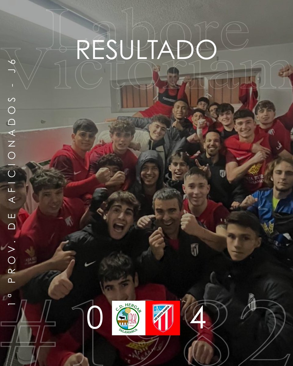 🔴⚪ FILIAL

Jornada 6 -

<a href="/cdHergar/">CD Hergar</a> 0-4 Filial UDSM 

⚽ Kike Rodero
⚽️ Álex Sánchez 
⚽️ Nadal
⚽️ p.p.  

#OrgulloUDSM | #LaboreVictoriam